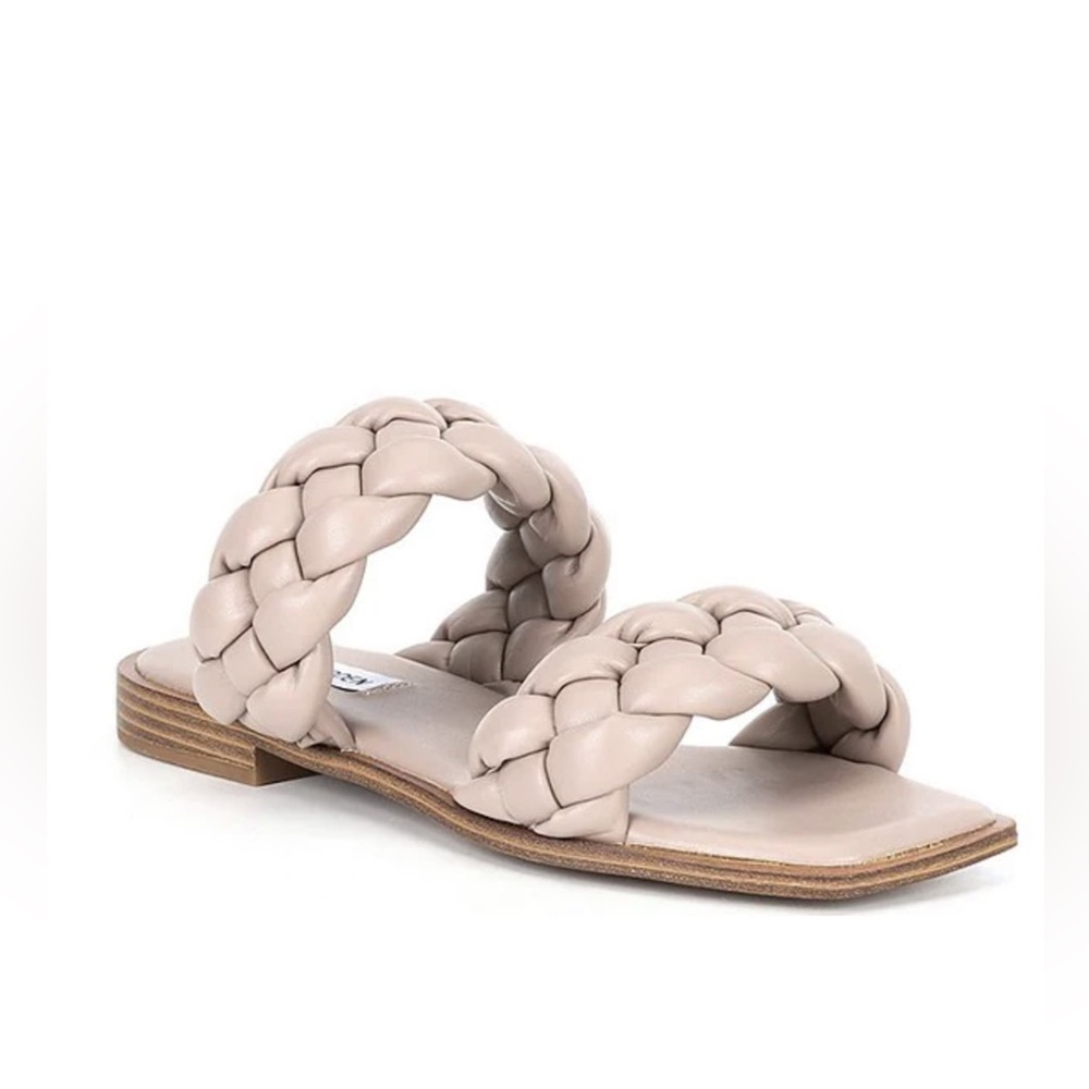 Steve Madden Braided Sandals in Beige